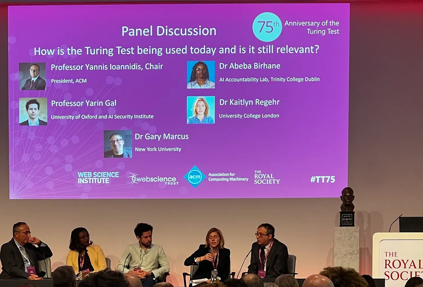 Panel discussing whether the Turing Test is still relevant